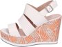 Pollini Leren Damesandalen Stijlvol Beige Dames - Thumbnail 2