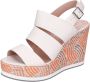 Pollini Leren Damesandalen Stijlvol Beige Dames - Thumbnail 5