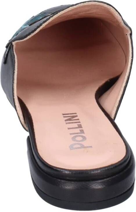 Pollini Leren Damesandalen Stijlvol Black Dames