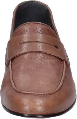 Pollini Leren Heren Loafers Brown Heren