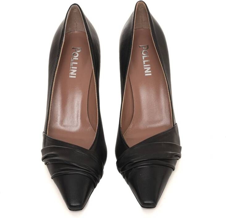 Pollini Stijlvolle Halslijn Mode-uitspraak Black Dames