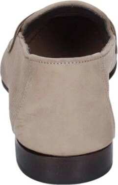 Pollini Suede Loafers voor Heren Brown Heren