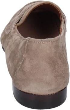 Pollini Suede Loafers voor Mannen Brown Heren