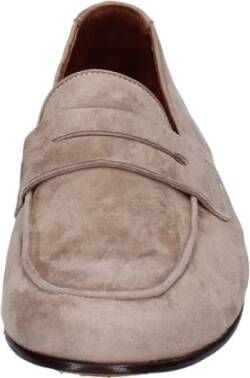 Pollini Suede Loafers voor Mannen Brown Heren