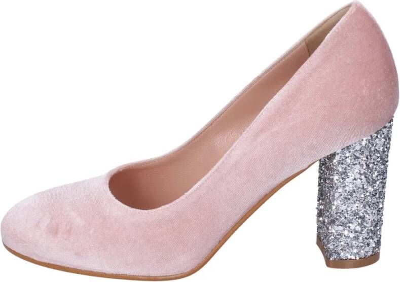 Pollini Velvet Court Schoenen voor Vrouwen Pink Dames