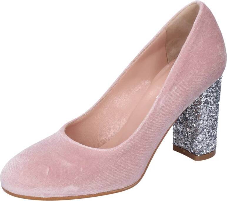 Pollini Velvet Court Schoenen voor Vrouwen Pink Dames