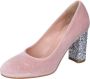 Pollini Velvet Court Schoenen voor Vrouwen Pink Dames - Thumbnail 5