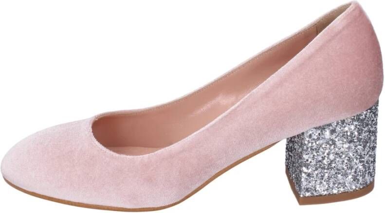 Pollini Velvet Damesschoenen Pink Dames