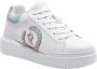 Pollini Witte Leren Sneakers White Dames - Thumbnail 2