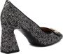 Pollini Zwarte Hak Decollete Grijze Schoenen Black Dames - Thumbnail 3