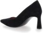 Pollini Zwarte Suède Pumps Met Puntige Neus Black Dames - Thumbnail 3