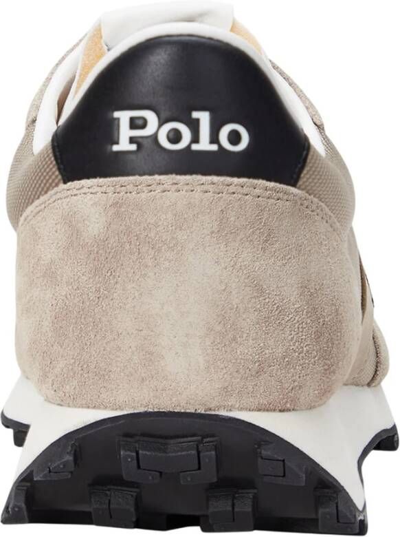 Polo Ralph Lauren Beige Sportieve Textiel Sneakers voor Heren Beige Heren