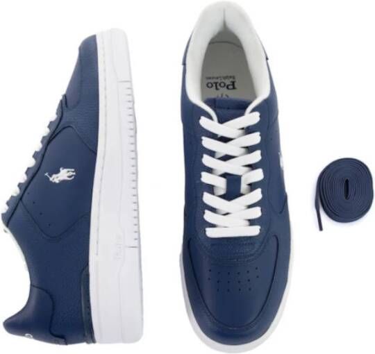 Polo Ralph Lauren Blauwe Logo Sneakers Blue Heren