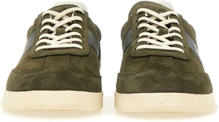 Polo Ralph Lauren Bosgroene Suède Herensneakers Green Heren