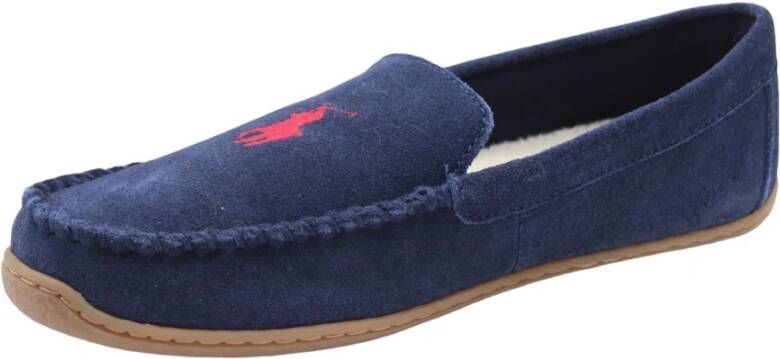 Polo Ralph Lauren Comfortabele Melfi Pantoffels Blue Heren