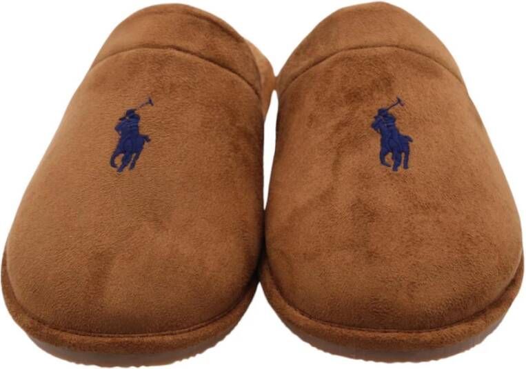 Polo Ralph Lauren Comfortabele Pantoffel Popco Collectie Brown Heren