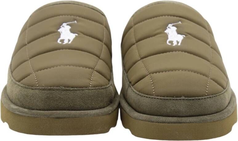 Polo Ralph Lauren Comfortabele Slipper Kerremans Green Heren