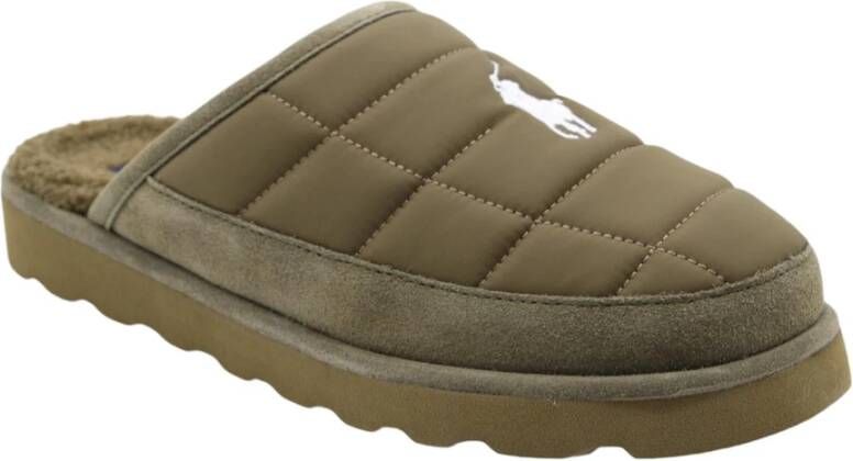 Polo Ralph Lauren Comfortabele Slipper Kerremans Green Heren