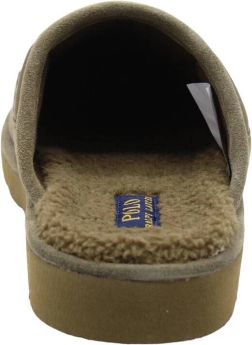 Polo Ralph Lauren Comfortabele Slipper Kerremans Green Heren