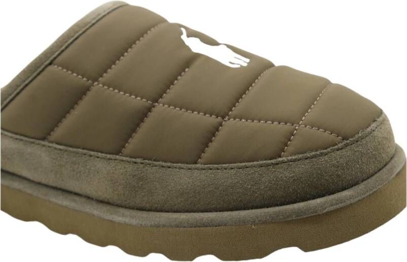 Polo Ralph Lauren Comfortabele Slipper Kerremans Green Heren