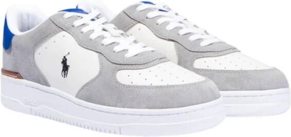 Polo Ralph Lauren Luxe Leren Court Sneaker Master Multicolor Heren