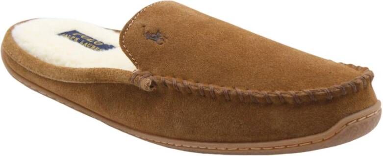 Polo Ralph Lauren Gezellige Fabro Pantoffels Brown Heren