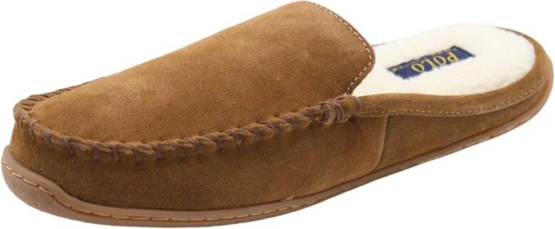 Polo Ralph Lauren Gezellige Fabro Pantoffels Brown Heren