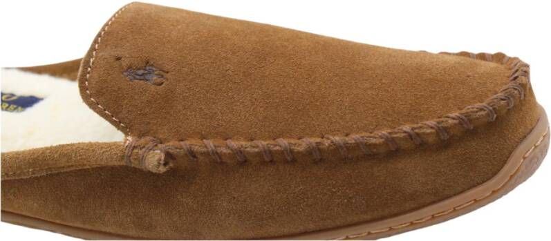 Polo Ralph Lauren Gezellige Fabro Pantoffels Brown Heren