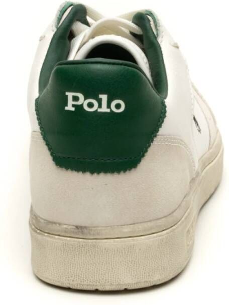 Polo Ralph Lauren Groene Sneakers voor Mannen Green Heren