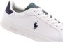 POLO RALPH LAUREN Ralph Lauren Lage Sneakers Heren Heritage Court Ii Maat: 40 Materiaal: Leer Kleur: Wit - Thumbnail 12