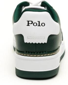 Polo Ralph Lauren Masters CRT Lage Top Sneakers Green Heren