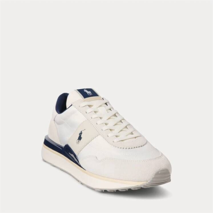 Polo Ralph Lauren Moderne Train 89 Suède Sneakers White Heren