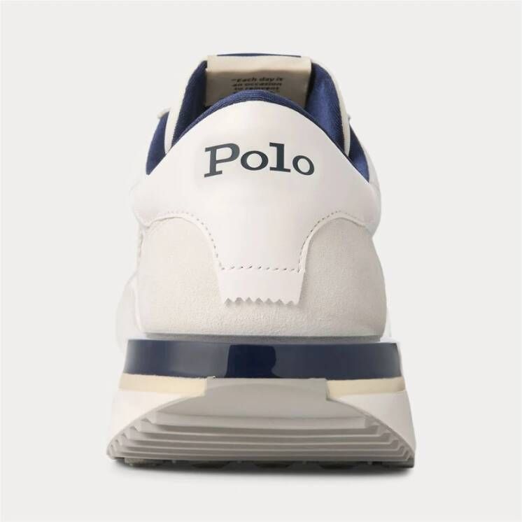 Polo Ralph Lauren Moderne Train 89 Suède Sneakers White Heren