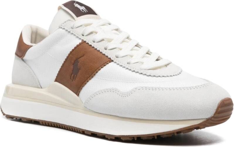 Polo Ralph Lauren Multicolor lage top veterschoenen White Dames