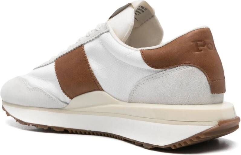 Polo Ralph Lauren Multicolor lage top veterschoenen White Dames