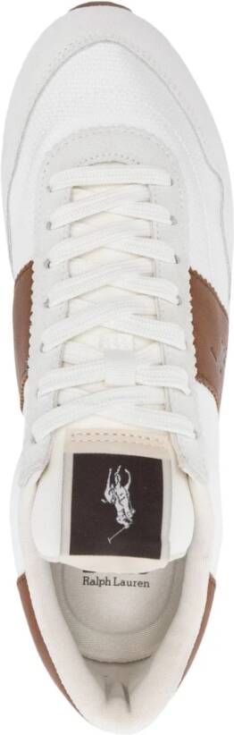 Polo Ralph Lauren Multicolor lage top veterschoenen White Dames