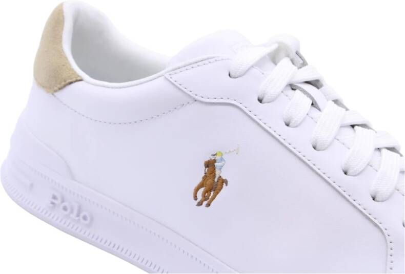 Polo Ralph Lauren Casual Style Sneakers voor Mannen White Heren