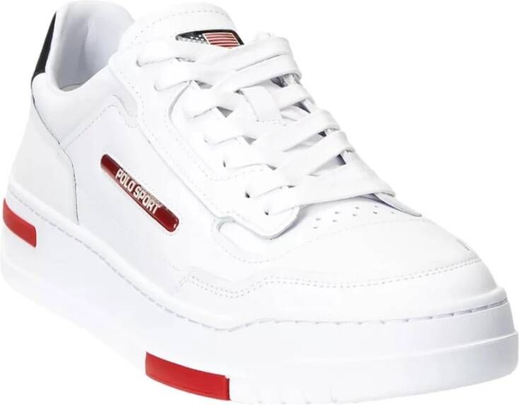 Polo Ralph Lauren Casual Stijl Sneakers voor Mannen White Heren