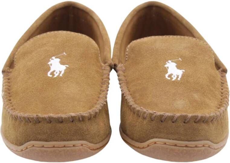 Polo Ralph Lauren Stijlvolle heren loafers voor elke gelegenheid Brown Heren