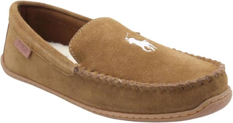 Polo Ralph Lauren Stijlvolle heren loafers voor elke gelegenheid Brown Heren