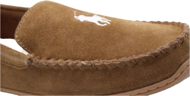 Polo Ralph Lauren Stijlvolle heren loafers voor elke gelegenheid Brown Heren