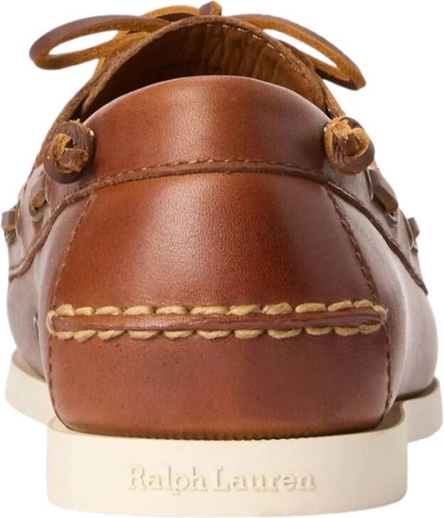 Polo Ralph Lauren Stijlvolle Mocassin Schoenen Brown Heren