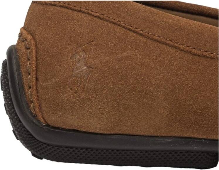 Polo Ralph Lauren Stijlvolle Moccasin Schoenen Brown Heren