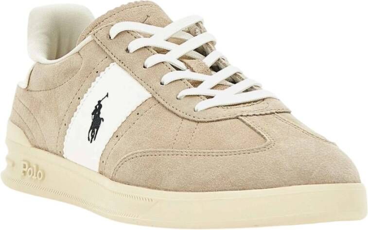 Polo Ralph Lauren Stijlvolle Sneakers voor dagelijks gebruik Beige Heren