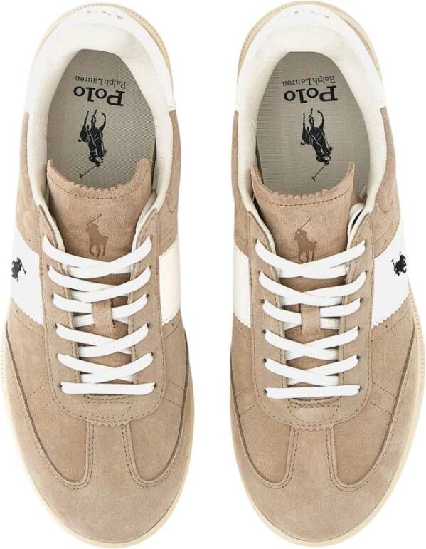 Polo Ralph Lauren Stijlvolle Sneakers voor dagelijks gebruik Beige Heren