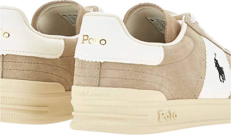 Polo Ralph Lauren Stijlvolle Sneakers voor dagelijks gebruik Beige Heren