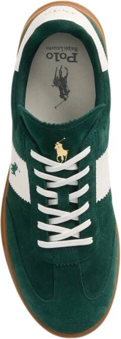 Polo Ralph Lauren Stijlvolle Sneakers voor Dagelijks Gebruik Green Heren