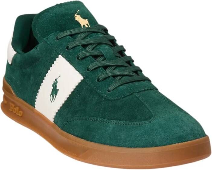 Polo Ralph Lauren Stijlvolle Sneakers voor Dagelijks Gebruik Green Heren