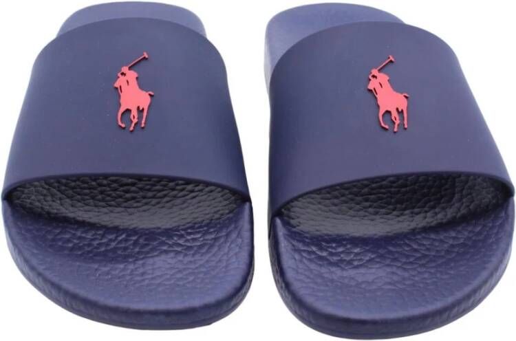 Polo Ralph Lauren Tiger Sliders Blue Heren