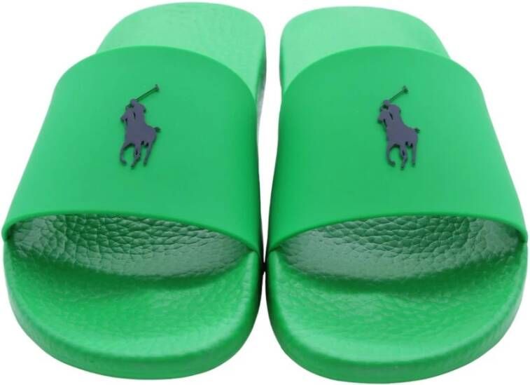 Polo Ralph Lauren Walrus Slippers Green Heren